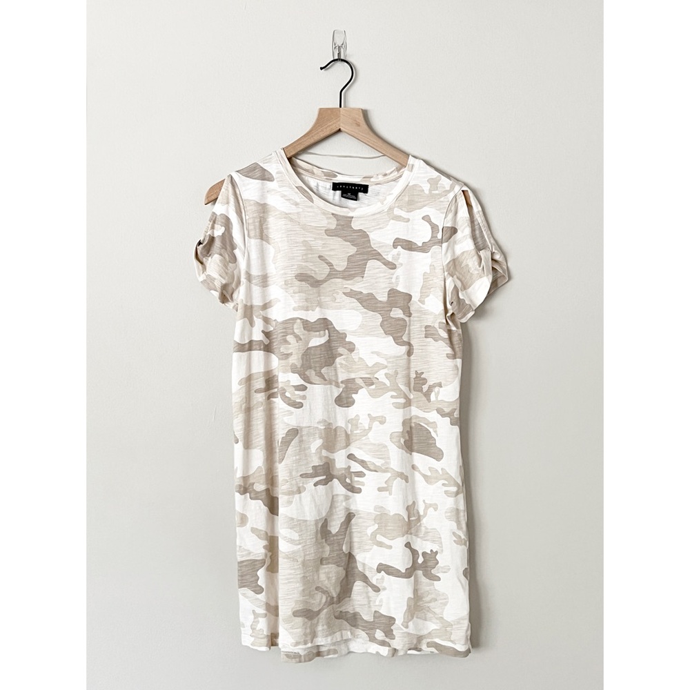 Sanctuary So Twisted Camo Print T-Shirt Dress